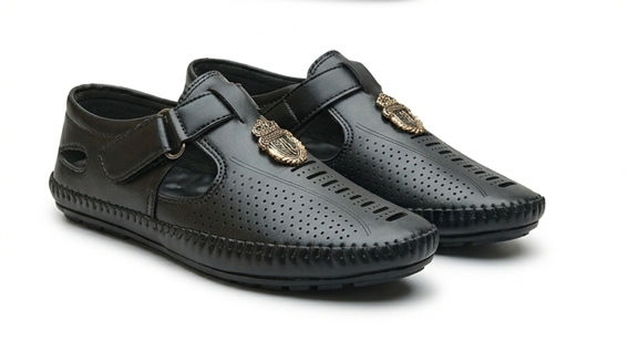 Black Comfortable Sandal