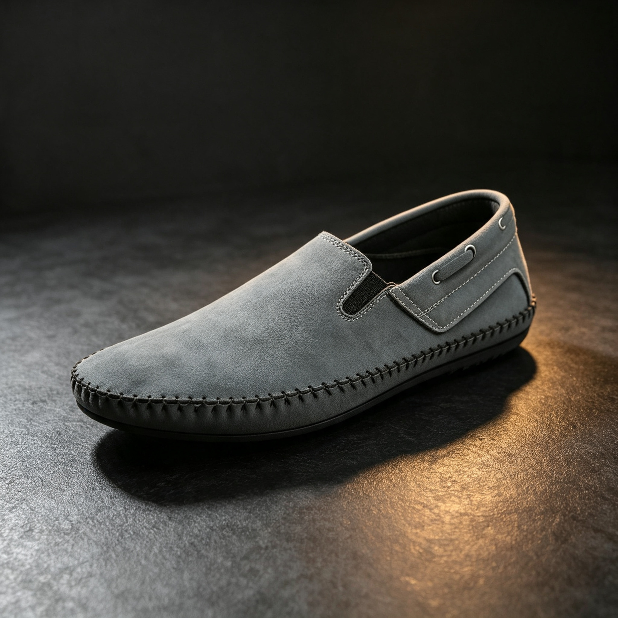 Grey Suede